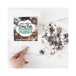Gift Republic Pocket Puzzle Crazy Cats - Puslespil Gift Republic Pocket Puzzle Crazy Cats - Puslespil